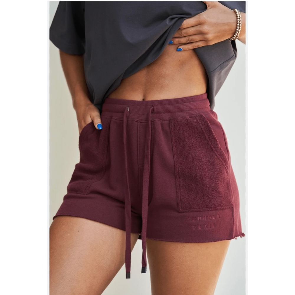 YoungLA Reversed Terry Shorts Size Small W114 Womens